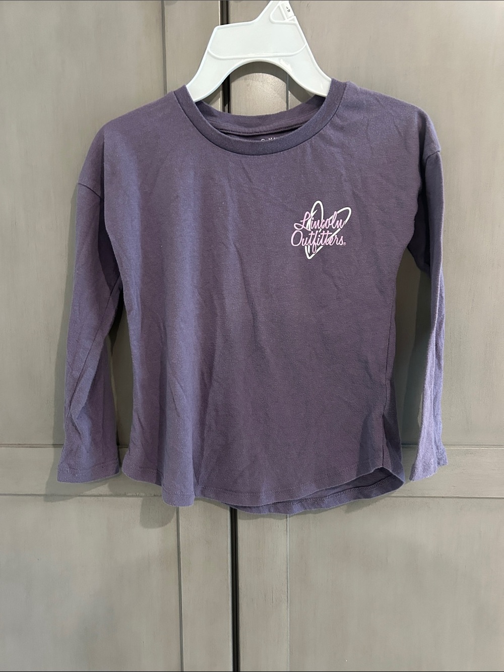 LinedOutfitters Purple Long-Sleeve Tee for Kids